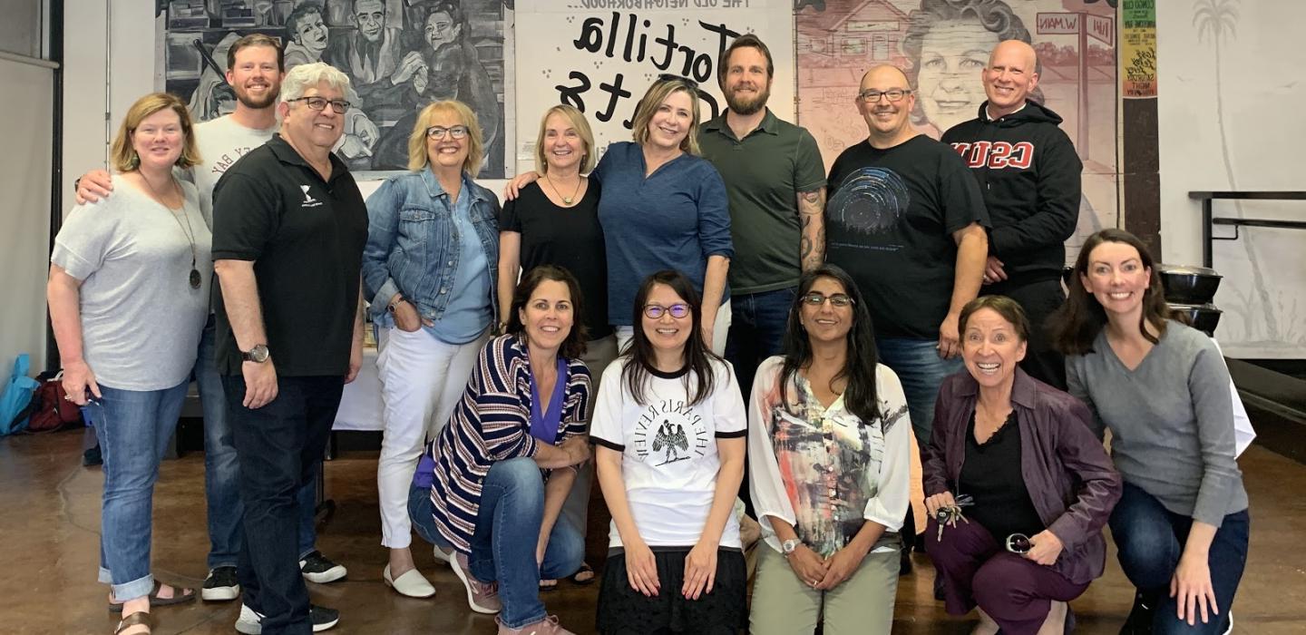 English instructors at 2019 Faculty Retreat
